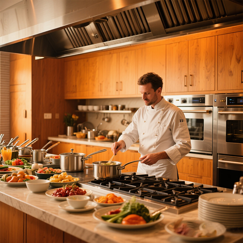 Range Commercial Kitchen - Peralatan Dapur Komersial Otomatis Kompor Gas