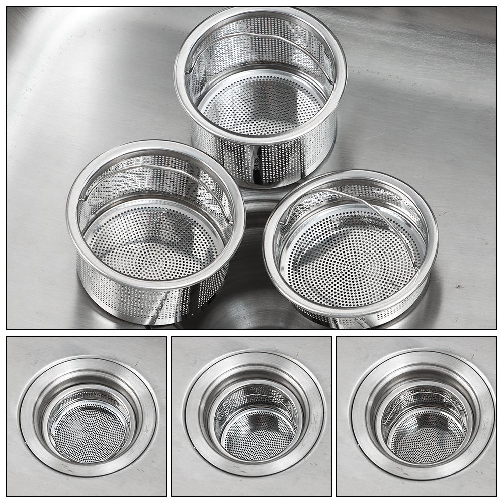 Commercial Kitchen Bin - Saringan wastafel dapur baja antikarat, keranjang