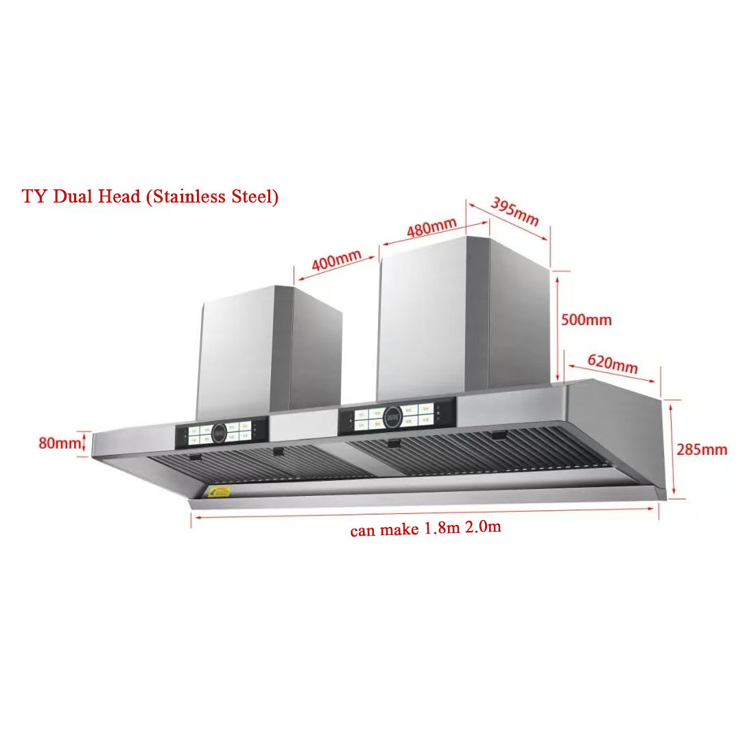 Penghisap Asap Komersial untuk - Commercial Kitchen Hoods ulasan dan harga