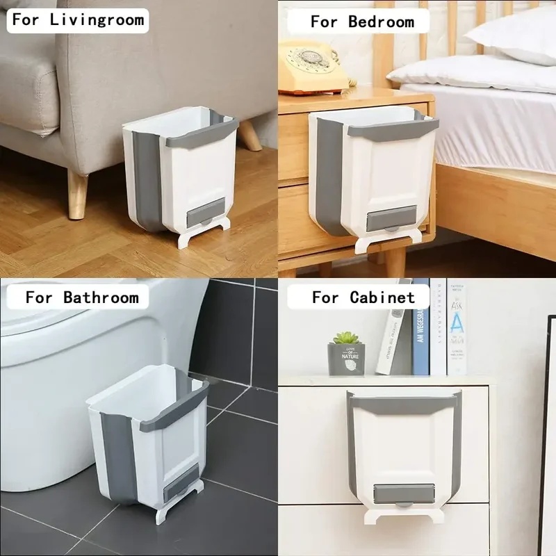 Tempat Sampah Lipat Tipis 10L, - Commercial Kitchen Bin ulasan dan harga