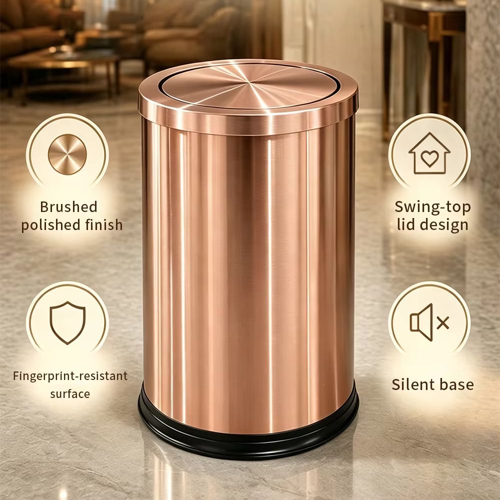 Tempat Sampah Baja Tahan Karat - Commercial Kitchen Bin ulasan dan harga