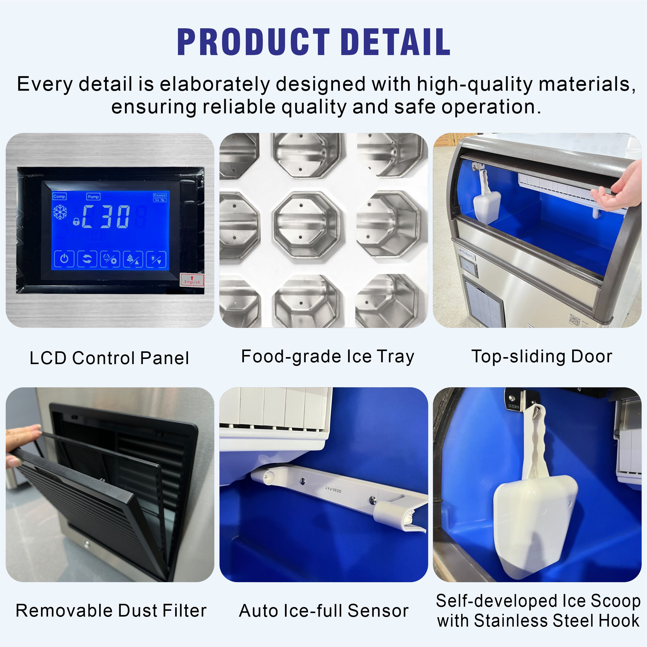Mesin Pembuat Es Silinder 60kg - Commercial Kitchen And Bar ulasan dan harga