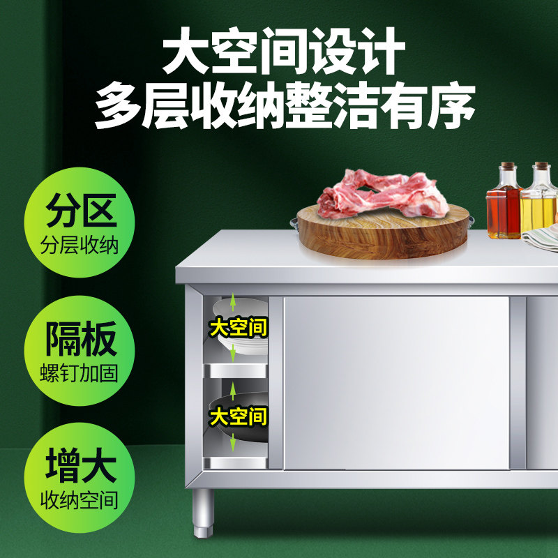 Meja Kerja Dapur Stainless Ste - Commercial Kitchen Worktops ulasan dan harga