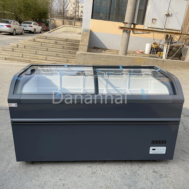 Lemari Pendingin Model Pulau u - Commercial Chest Freezer ulasan dan harga