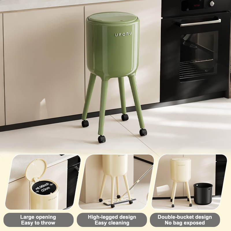 Tempat Sampah Tinggi UFORU den - Commercial Kitchen Bin ulasan dan harga