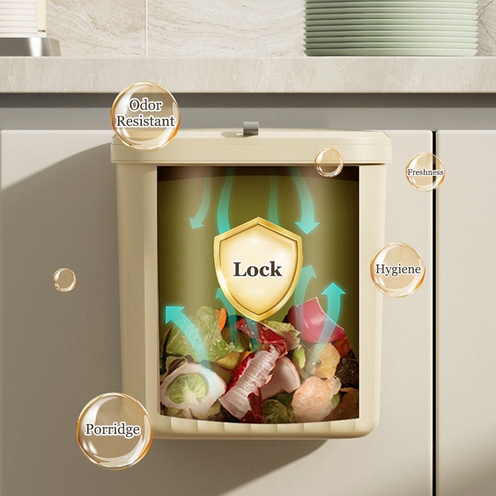 1Pcs Tempat Sampah Kompos Kabi - Commercial Kitchen Bin ulasan dan harga